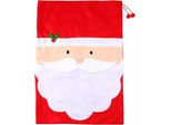 Sacco Di Babbo Natale - Babbo Natale Con Barba 50X70Cm
