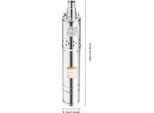 Pompa Per Pozzi Profondi Da 3,5 Pollici, Motore Altamente Efficiente Da 0,5 Kw, Prevalenza Massima 100 M, 220 V, Ue