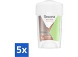 Rexona Women - Deodorante In Crema Stick - Massima Protezione Sport Strength - Extra Strong - 45 Ml - Value Pack - 5 Pezzi
