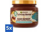 Garnier - Loving Blends - Maschera Per Capelli - Ricca Di Argan - Capelli Molto Secchi E Indisciplinati - 340 Ml - Value Pack - 5 Pezzi