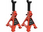 Cavalletto Di Supporto Regolabile Per Auto 2000 Kg (Set Da 2) 265 - 415 Mm
