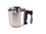 De Buyer 3437.16N, 1,5 L, Acciaio Inox, Acciaio Inox, Nero, Grigio, Ceramica, Gas, Induzione, Piastra Sigillata, 16 Cm