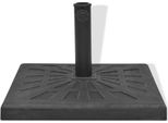Vidaxl Supporto Per Ombrellone Quadrato Nero 12 Kg
