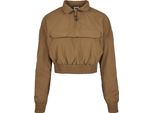 Urban Classics Donna - Crinkle Pull Over Jacke Braun - L