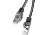 Lanberg PCF6-10CC-0025-BK, 0,25 M, Cat6, F/Utp (Ftp), RJ-45, RJ-45, Nero