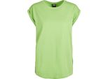 DáMské TričKo Urban Classics Ladies Extended Shoulder Tee Ghostgreen - Xl