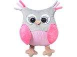 Babyono Peluche Con Sonaglio Gufo Sofia - Rosa