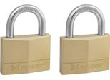 Lucchetto Master Lock Ottone 2 Pezzi 150EURT