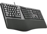C-TECH KláVesnice KB-113E Usb, Ergo, čErná, Cz/Sk