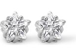 New Bling 9NB-0007 Orecchini In Argento - Stella Di Zirconi 6 Mm - Colore Argento