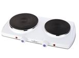 Heller Piastra Dk 15/10 2 Piastre In Ghisa Ø 145 Mm/Ø 180 Mm 1500 W Bianco