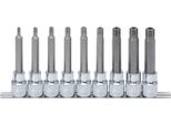 Ks Tools 1/2" Chromeplus Ribe Set Di Bussole Lunghe 9 Pezzi M5-M14 Foro 918"