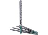 Ks Tools Lama Per Seghetto Alternativo, Cv, L=100 Mm, 2,5 Mm, T101D, Confezione Da 5 Pezzi, 129.3101