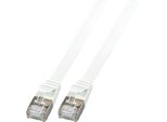 Efb K5545GR.0,25 Efb RJ45 Flachpatchkabel U/Ftp, Cat.6A, Pvc, 0,25M, Grau