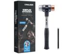 Halder - Scatola Promozionale Per Autoveicoli, Mazza Simplex Soft-Face D40, Rame/Metallo Morbido Più Punzone | 3749S001