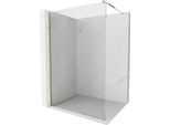Mexen Kioto Parete Doccia Walk-In 105 X 200 Cm, Trasparente 8 Mm, Oro - 800-105-101-50-00