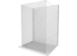 Mexen Kioto Parete Doccia Walk-In 140 X 105 Cm, Trasparente, Bianco - 800-140-212-20-00-105