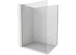 Mexen Kioto L Parete Doccia Walk-In 90 X 200 Cm, Trasparente, Dorata - 800-090-103-50-00