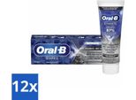 Dentifricio Oral-B 3D White Charcoal 75 Ml - Confezione Risparmio - 12 Pezzi
