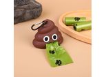 Inf Portatile Dispenser Sacchetti Per Escrementi Cani Con Sacchetti - Eco-Compatibile Caffè