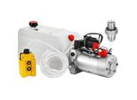 Pompa Idraulica 12V 7L Per Il Sollevamento Di Autocisterne - Pompa Idraulica In Plastica - Alimentatore - Singolo Effetto Per Rimorchi Ribaltabili
