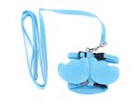 Anatra Tirare Corda Regolabile Petto Harness Outdoor Walking Harness Guinzaglio Per Animale Domestico Anatra Pollo Oca (Blu M)