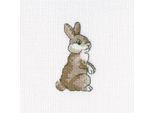 Rto Set Punto Croce "Bunny"" H264, Motivo Di Conteggio, 9X11 Cm"