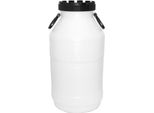 Barile Jpp 30 Litri, Fusto In Plastica A Bocca Larga Per Fermentazione, Acqua Potabile, Collo 145 Mm, Hdpe