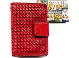 Rovicky | Portafoglio Da Donna Spazioso, Con Diversi Scomparti, Rosso, 9,5X13,5 Cm