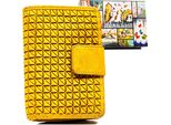 Rovicky | Portafoglio Da Donna In Rilievo, Con Finestra Per Foto, Giallo, 9,5X13,5 Cm