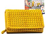 Rovicky | Classic, Borsetta Da Donna, Con Motivo Geometrico, Giallo, 15,5X10 Cm
