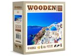 Puzzle In Legno Wooden City Santorini, Grecia 1010 Pezzi
