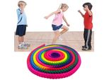 Corda Da Ginnastica, Corda Da Ginnastica Ritmica Arcobaleno, Corda Da Competizione Di Formazione Sportiva, Corda Da Ginnastica Colorata, Corda Da Salto All'aperto