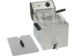 Friggitrice Roller Grill Con Rubinetto Di Scarico, 8 Litri, Dimensioni 265 X 450 X 360 Mm (L X P X A)