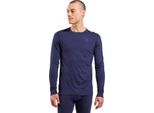 Odlo Bl Top Crew Neck L/S Merino 200 Long-Sleeved Thermal Underwear Size L Blue