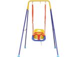 Altalena Per Bambini 3 In 1 Con Schienale, Supporto E Sedile, Per Uso Interno Ed Esterno