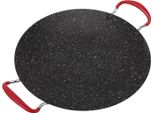 Padella Barbecue Coreana Non Stick Con Manico Anti-Scottatura Piastra Barbecue Rotonda Per Stufa A Gas In Ceramica 38Cm/15.0In