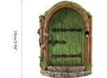Porta Delle Fate Per Alberi Miniatura Fata Giardino Accessori Decorazione All'aperto Arte Del Cortile Scultura Decorazione Per Bambini Stanza Parete Alberi