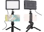 Set Di Luci Led Da Tavolo Andoer - 120 Luci Bicolore, Supporto Regolabile, 14 Livelli Di Luminosità, Filtro Colore Per Vlog, Fotografia, Make-Up
