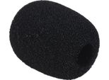 Andoer Mini Lapel Headset Microphone Windscreen Mic Foam Cover, Nero 10-Pack
