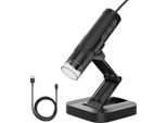 Microscopio Usb Da Tavolo Microscopio Digitale Portatile Per Adulti Bambini Microscopio A Moneta 50X-1000X Ingrandimento Foto 1080P Video Luci Di Riempimento Led Integrate Con Supporto Regolabile Per Pc Laptop Android Phone