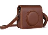 Borsa Per Fotocamera Istantanea Portatile Custodia Per Fotocamera In Stile Retrò In Finto Cuoio Custodia Di Trasporto Sostitutiva Per Kodak C300R/Mini Shot 3 Con Tracolla Regolabile