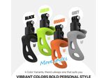 Telesin Sport Fotocamera Strap Mount Silicone Wrap Band Bike Motorcycle Handlebar Quick Release Mount 2-Level Adjustment Replacement Per Gopro Hero 12/11/10/9 Dji Osmo Action Insta360 X4/X3 Action Camera Accessories