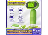 Microscopio Digitale Portatile Per Bambini 500X/1000X Ingrandimento 2.0 Pollici Schermo Ips 16MP Foto 1080P Video Batteria Incorporata Luci Di Riempimento Led Con 32GB Tf Card