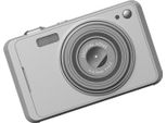 Fockety Fotocamera Digitale Da 64 Mp, Zoom 16X, Videocamera Per Vlogging 4K Con Schermo Da 2,88 Pollici E Autofocus, Videocamera Digitale Per Principianti, Adolescenti, Adulti, Fotografia Di Viaggio (Argento)