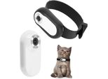 1080P Pet Camera Collar Cat Collar Camera 90�� Wide Angle Dog Collar Camera Mini Sports Camera Action Camera Per Gatti Cani Attività All'aperto