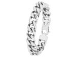 Edelstahlarmband Amor "9418190", Silber (Edelstahlfarben), ArmbäNder, Herren, 22Cm, Edelstahl, Edelstahlarmband