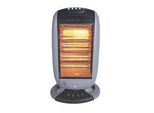 Dcg Eltronic SA9224 Riscaldatore Elettrico Per Ambienti Nero, Grigio 1600 W Riscaldatore Elettrico Alogeno Per Ambienti