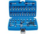 Set Di Chiavi A Bussola | Unità 6,3 Mm (1/4") | Misure In Pollici | 46 Pz."