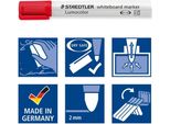 Staedtler 351-3 Bkda Marcatore Per Lavagne Lumocolor® Marcatore Per Lavagne Bianche